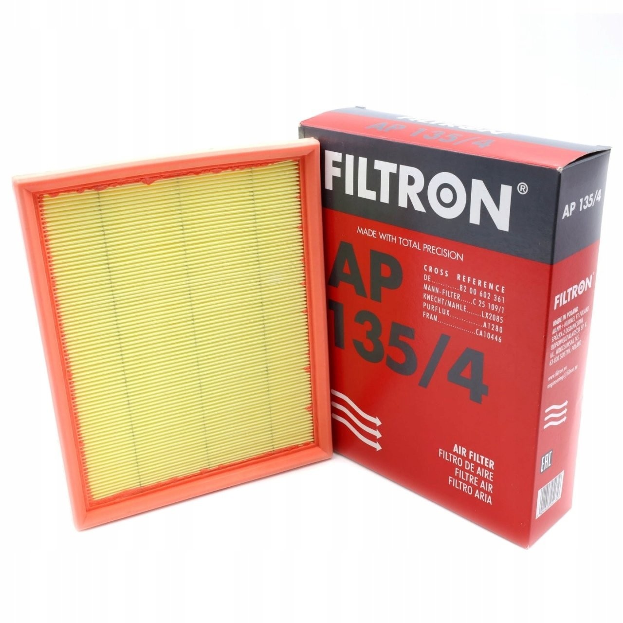 FILTRON AP135-4 | Renault Laguna III Dizel Ve Benzinli Hava Filtresi