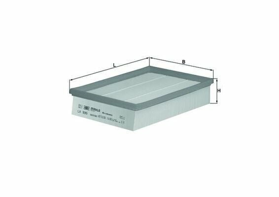 MAHLE LX935 | Hava Filtresi Transit V184 00-06 V347 V348 Tt9 2,2 TDCI 2,4Tdcı Tt9 06-14 V363 Ttg 14-/ Navara Np300 2.5 DCI 05-11 Pathfinder 2.5 DCI 05-11