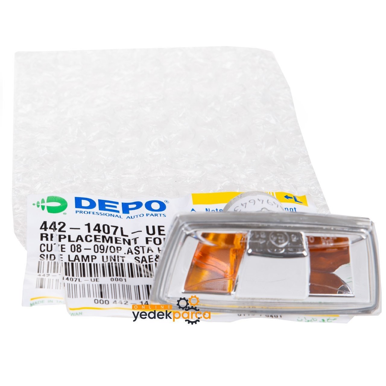 DEPO 442-1407L-UE | Chevrolet Cruze Çamurluk Sinyali Sol Taraf