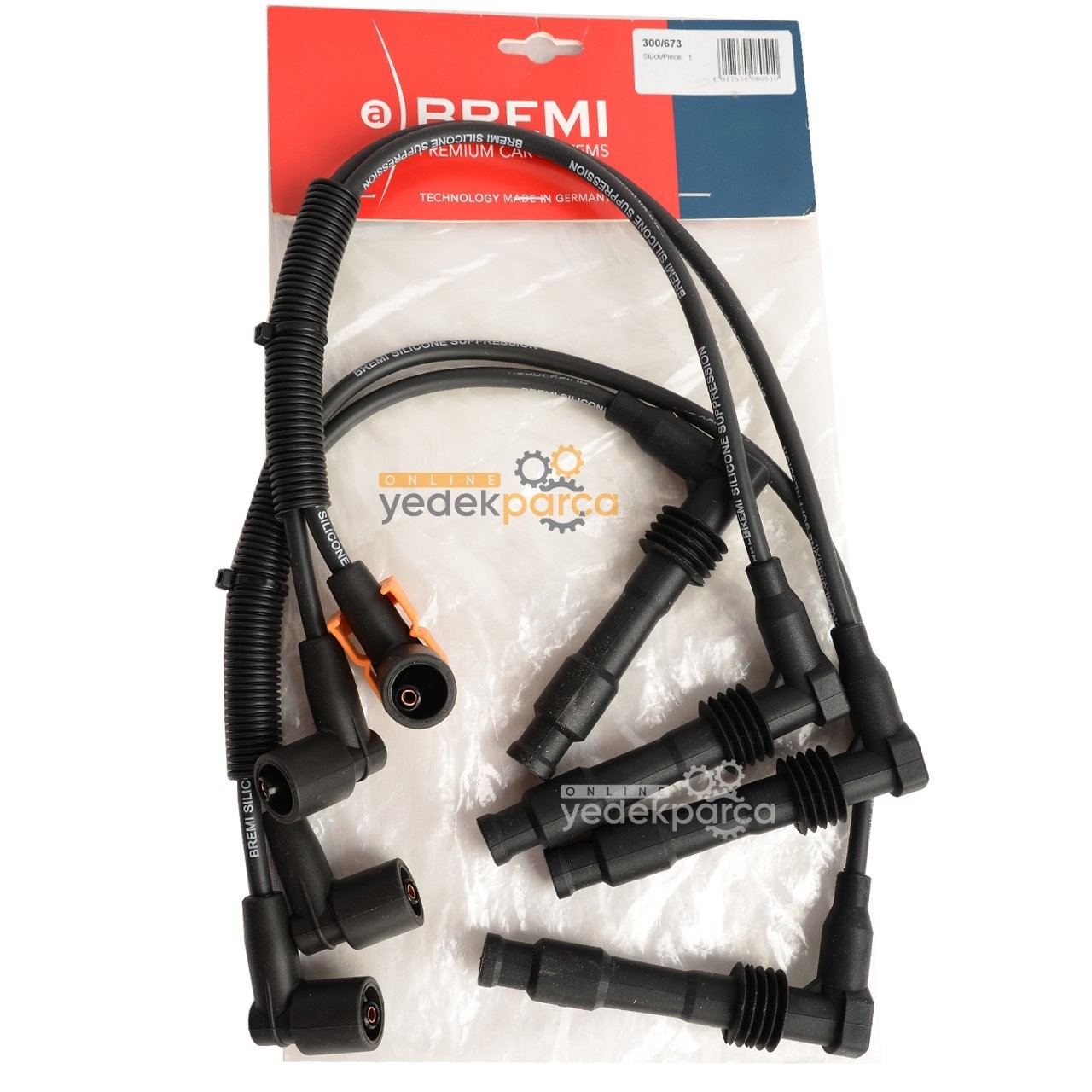 BREMI 300-673 | Opel Tigra A 1.6 Benzinli (X16XE-C16XE) Buji Kablo Takımı