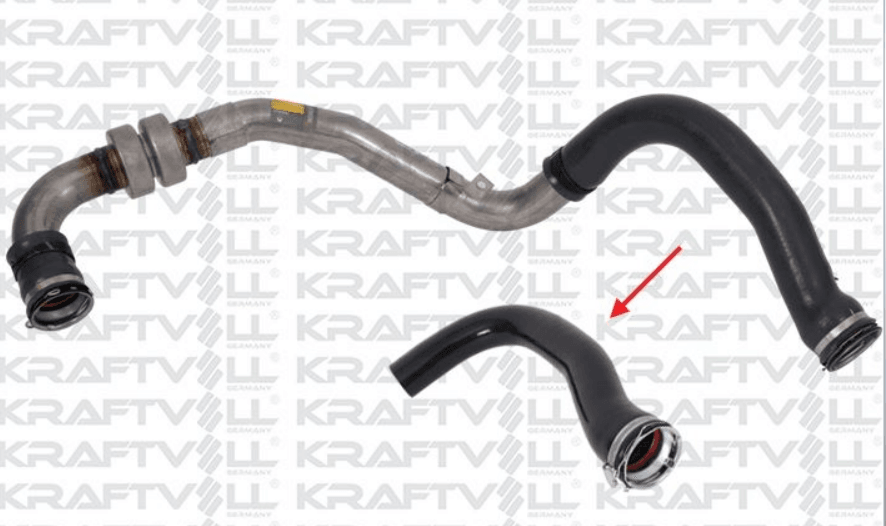 KRAFTVOLL 10031602 | Renault Laguna 3 2007- 1.5 dCi İntercool Turbo Hortumu Büyük