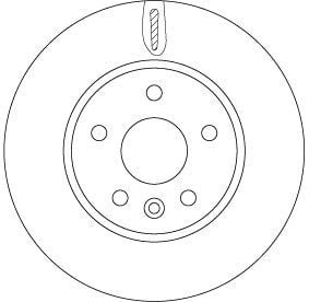 TRW DF6819 | Disk On 16-Astra.K Havalı | 1 Adet