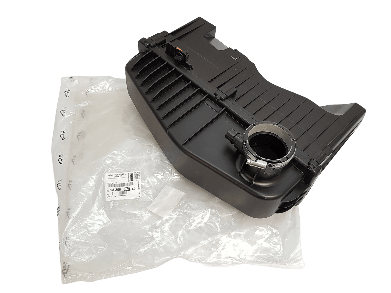 PSA 9820986780 | Citroen C2 2003-2009 1.6 Benzinli 16 Valf Hava Filitre Kutusu Orijinal