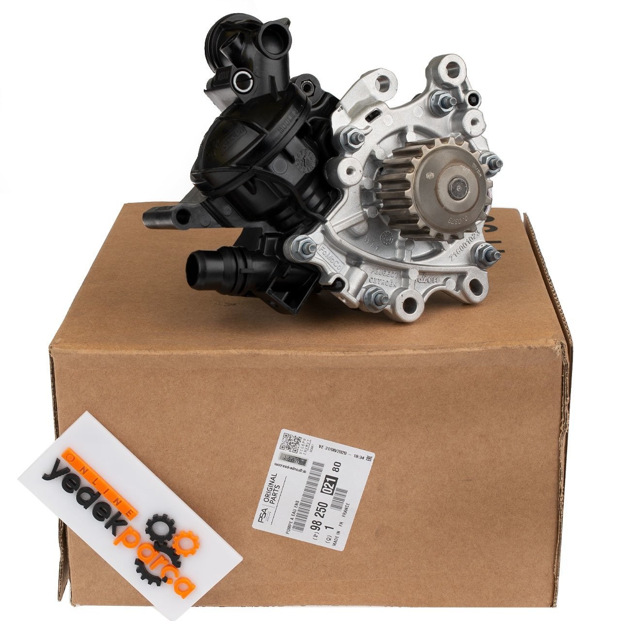 PSA 9825002180 | Citroen C-Elyse 1.5 BlueHdi Devirdaim Su Pompası Komple Orijinal