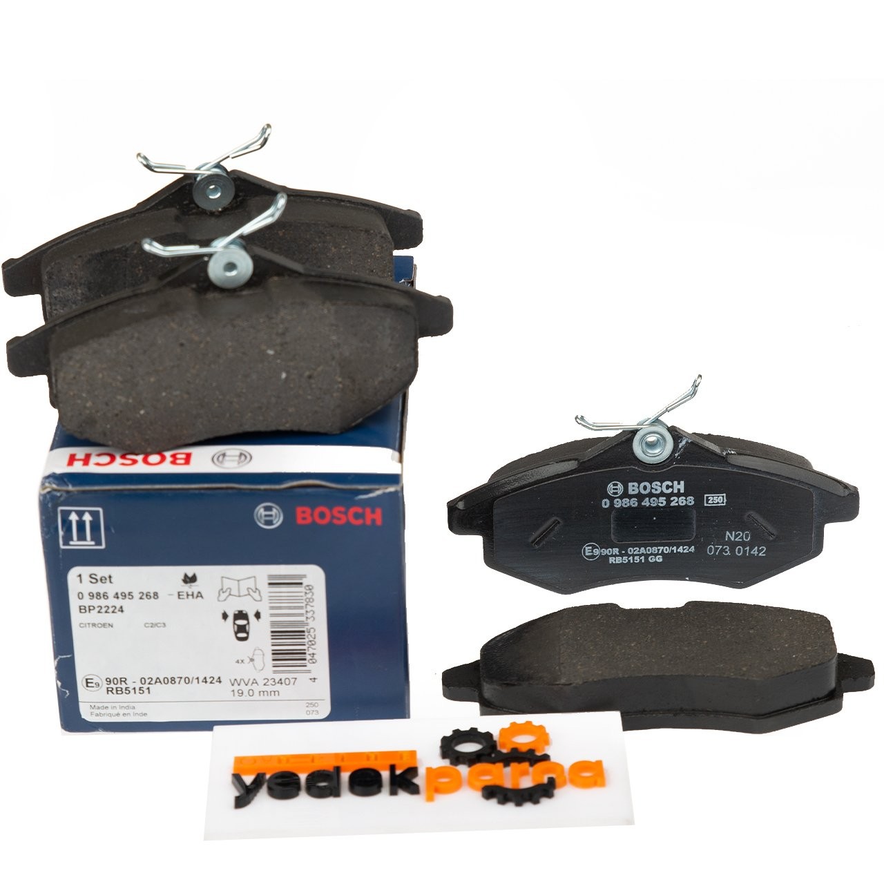 BOSCH 0986495268 | Citroen C2 Ön Fren Balata Takımı