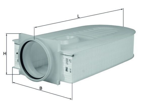 MAHLE LX1833 | Hava Filtresi 09-C-Seri E-Seri