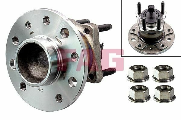 FAG 713644330 | Arka Teker Rulmanı 5 Bijon Astra H Zafira 1,3 CDTI / 1.4 / 1,61,7Cdtı / 1,9Cdtı 04-0X1401x150