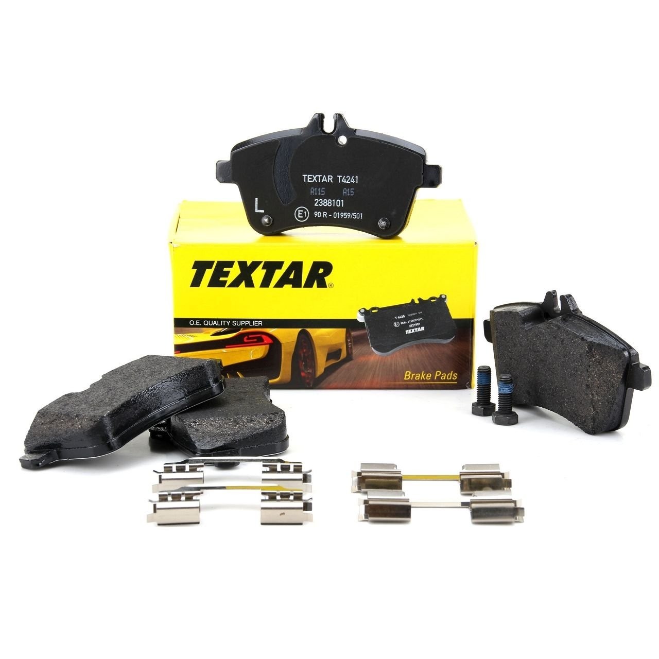 TEXTAR 2388101 | Mercedes W245 Kasa B180 CDI Ön Fren Balata Takımı