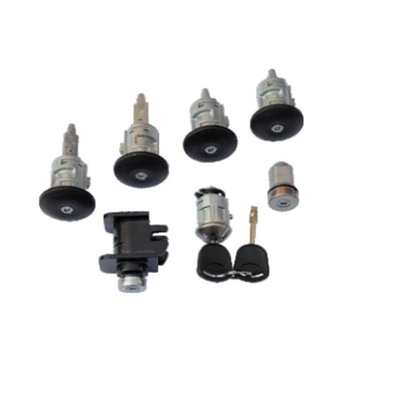 İTHAL 1C1AV22050BA | Ford V184 Transit 2001-2007 Kapı Kilit Şifre Seti Kontak Dahil 7 Parça Yan Sanayi