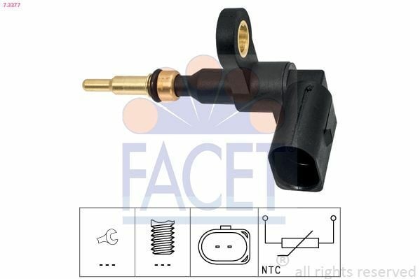 FACET 7.3377 | Hararet Müşürü Golf VII Jetta Passat Audi A3 A4 A5 A6 Q5 Octavia Leon 12 >
