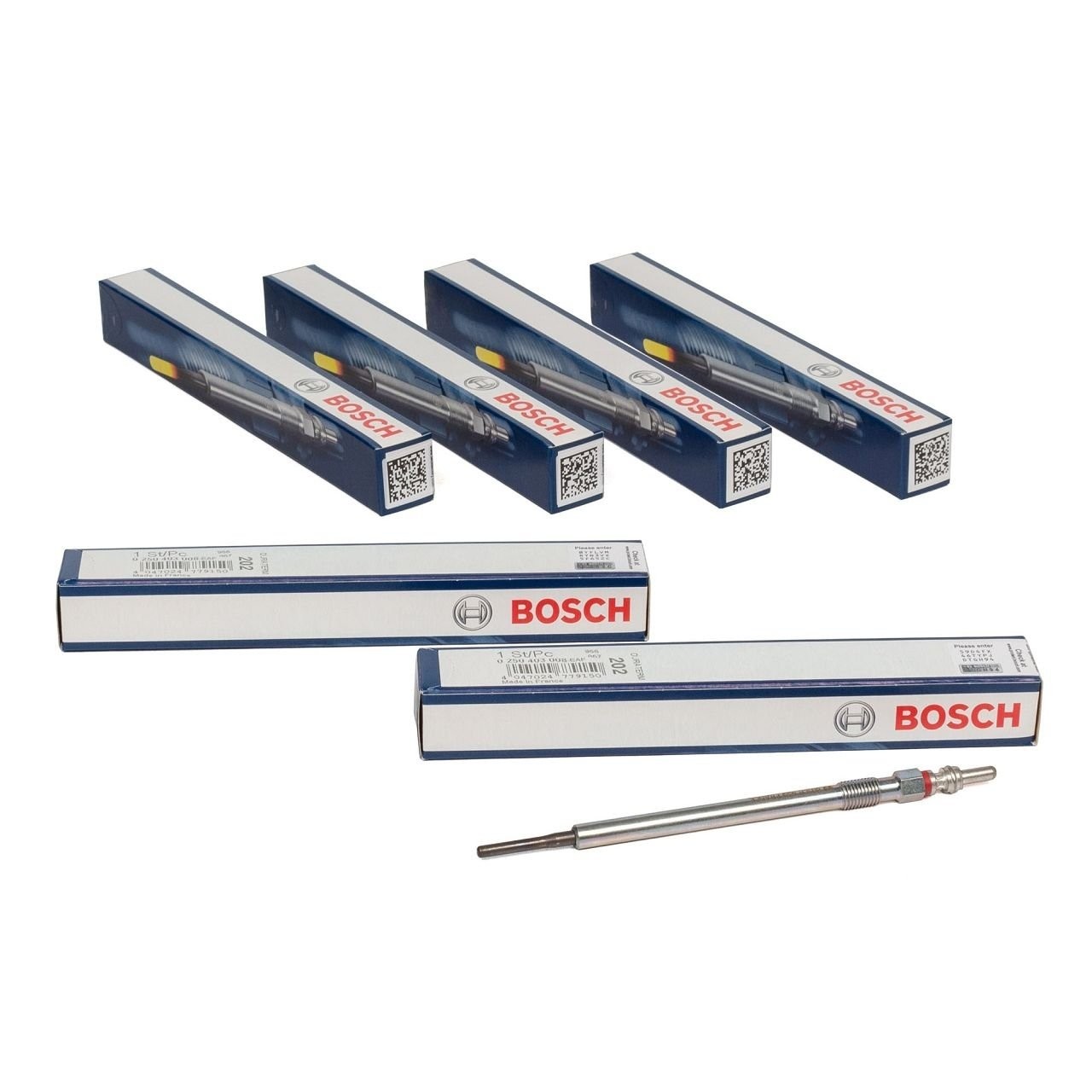 BOSCH 0250403008 | Mercedes W164 Kasa ML 280 Cdi Kızdırma Bujisi Takım 6 Adet