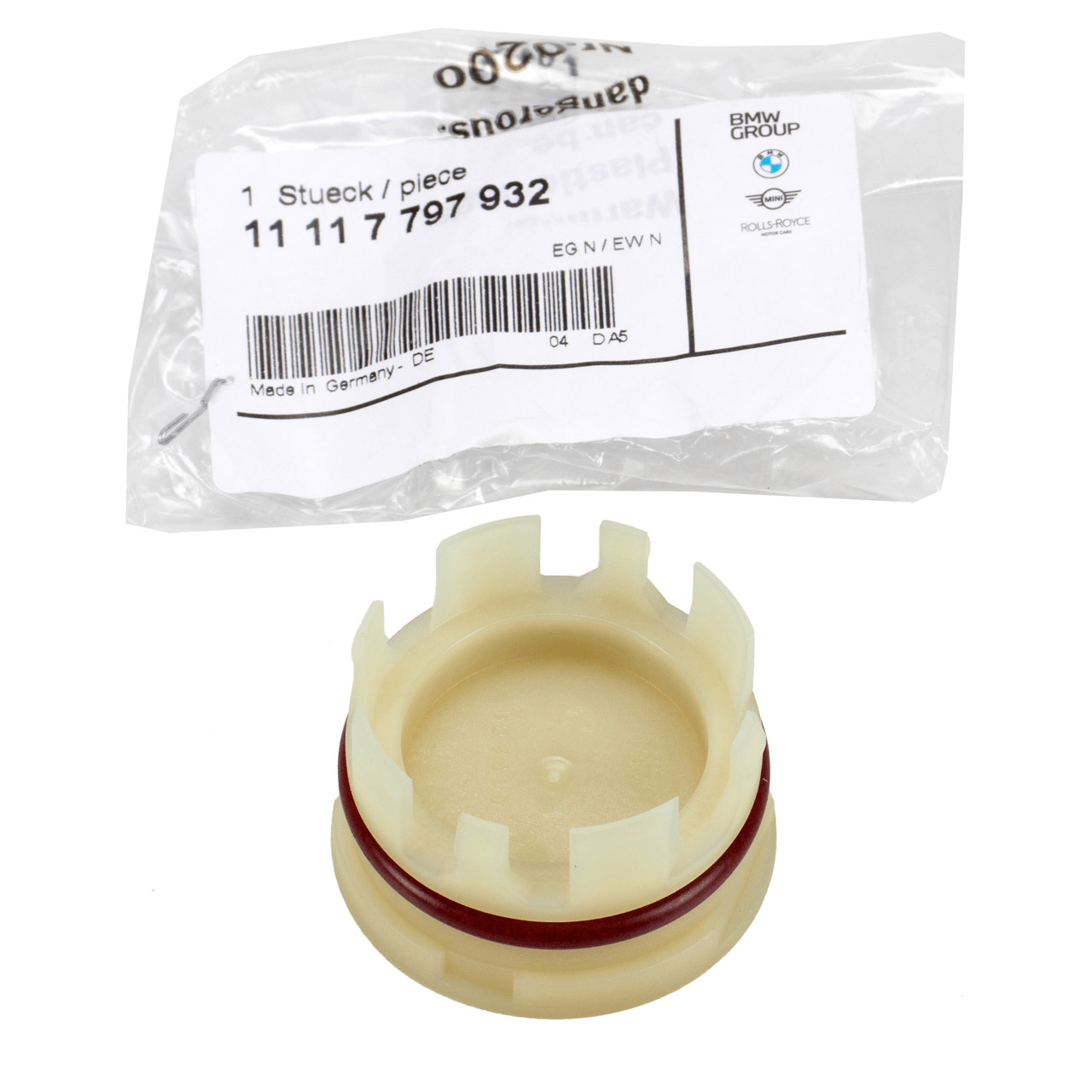 BMW 11117797932 | F10 520d Blok Plastik Tapası Orijinal (11117797932)