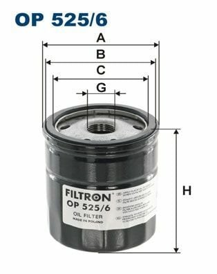 FILTRON OP525-6 | Yağ Filtresi 10-Transporter.T6 2.0 TDI *Caaa-Caab*