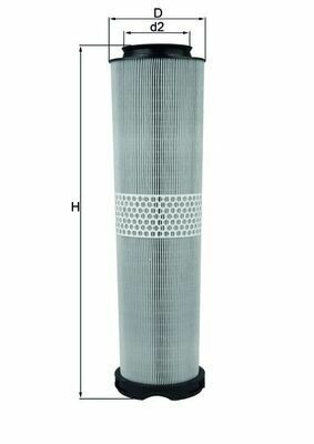 MAHLE LX816-6 | Hava Filtresi 02-09 E-Seri (W211-S211)