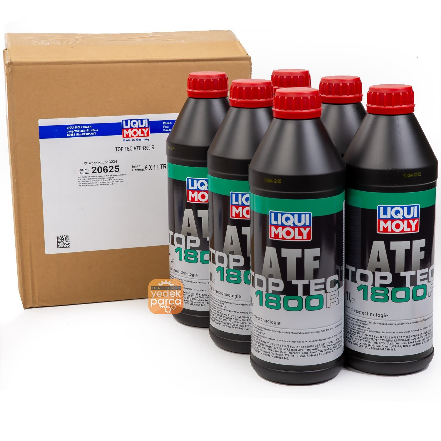 LIQUI MOLY 20625 | Otomatik Şanzıman Yağı Atf (1800R)