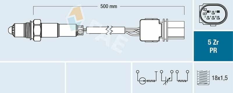 FAE 75060 | Lambda Sensörü Astra.J-Insignia 2.0D *A20dth* (P1)