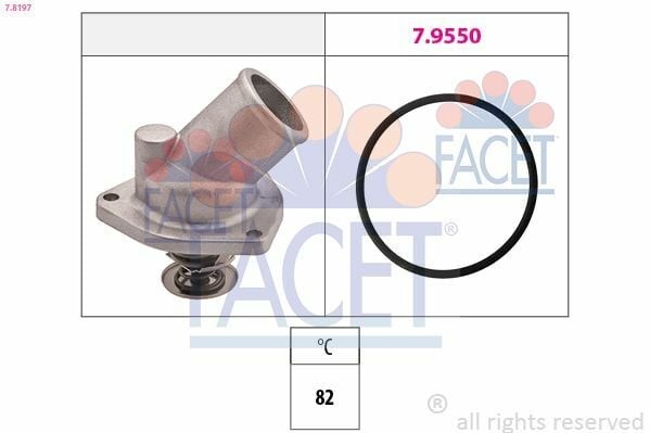FACET 7.8197 | Termostat Opel Vectra A-Astra F-Calıbra C20xe