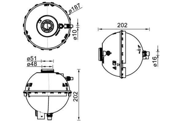 MAHLE CRT211000S | Genleşme Kavanozu 12-1-Seri (F20-F21) 3-Seri (F30-F31) 4-Seri (F32-F36)