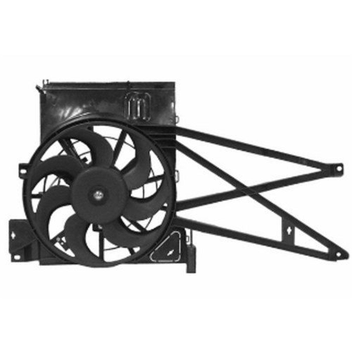 İTHAL 1341262 | Opel Vectra B Klima Fan Motoru Davlumbazlı Komple Ürün 1996-2001