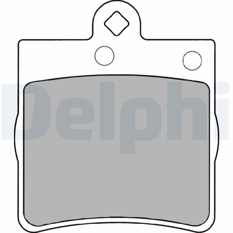DELPHI LP1403 | Fren Balata Arka C.S-S203