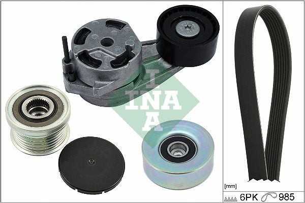 INA 529048220 | Kanallı Kayış Seti BMW F20 F30 F31 F80 N13 12