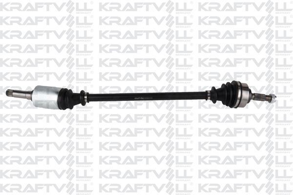 KRAFTVOLL 01010324 | Aks Sağ Komple C2 Vts C3 C3 II C2 (Dıs Freze 21 Ic Freze 22 Boy:841mm) Tu3jp Tu3a (1.4 8V) 1.4 16V / 1.6 16V