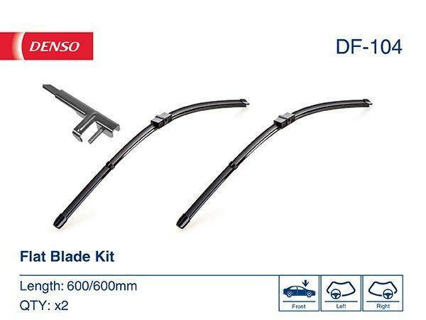 DENSO DF-104 | Silecek Seti 600-600mm Mercedes C Seri 204 E Seri 212