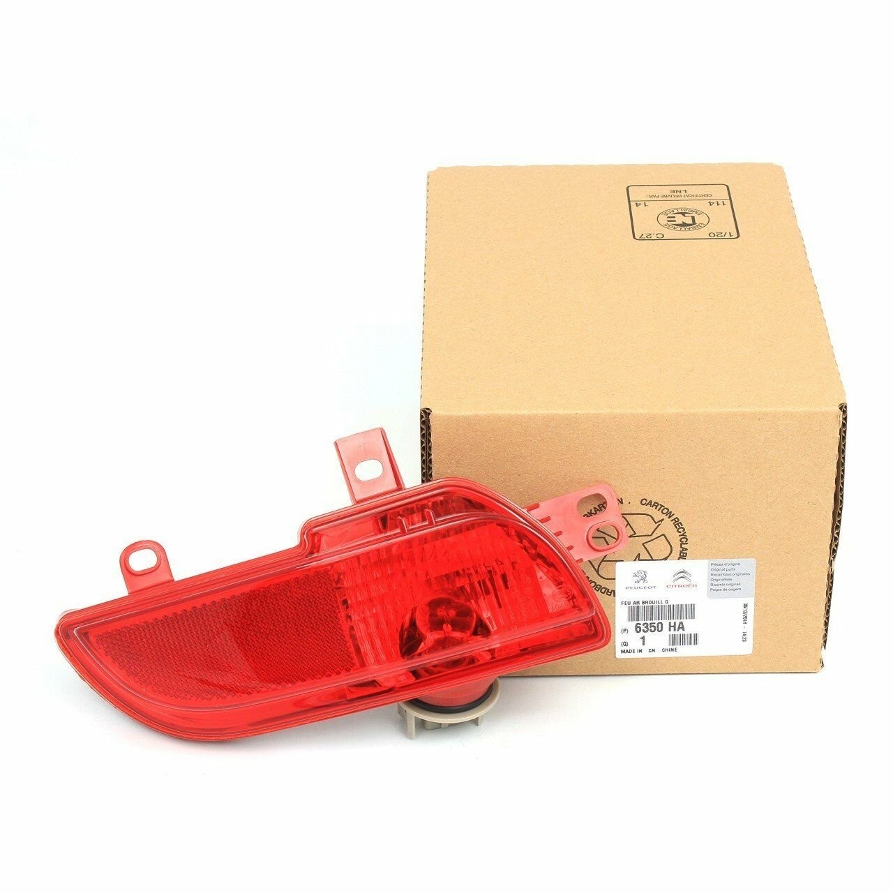 PSA 6350.HA | Peugeot 206+ Arka Tampon Sol Reflektörü Orijinal