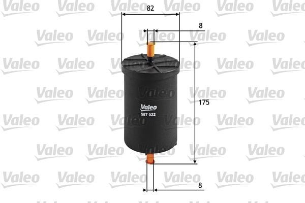 VALEO 587022 | Benzin Filtresi (VW Golf 98-06 Audi A3 97-03 A4 01-08 Seat Leon 00-06 Skoda Octavia 97-11)