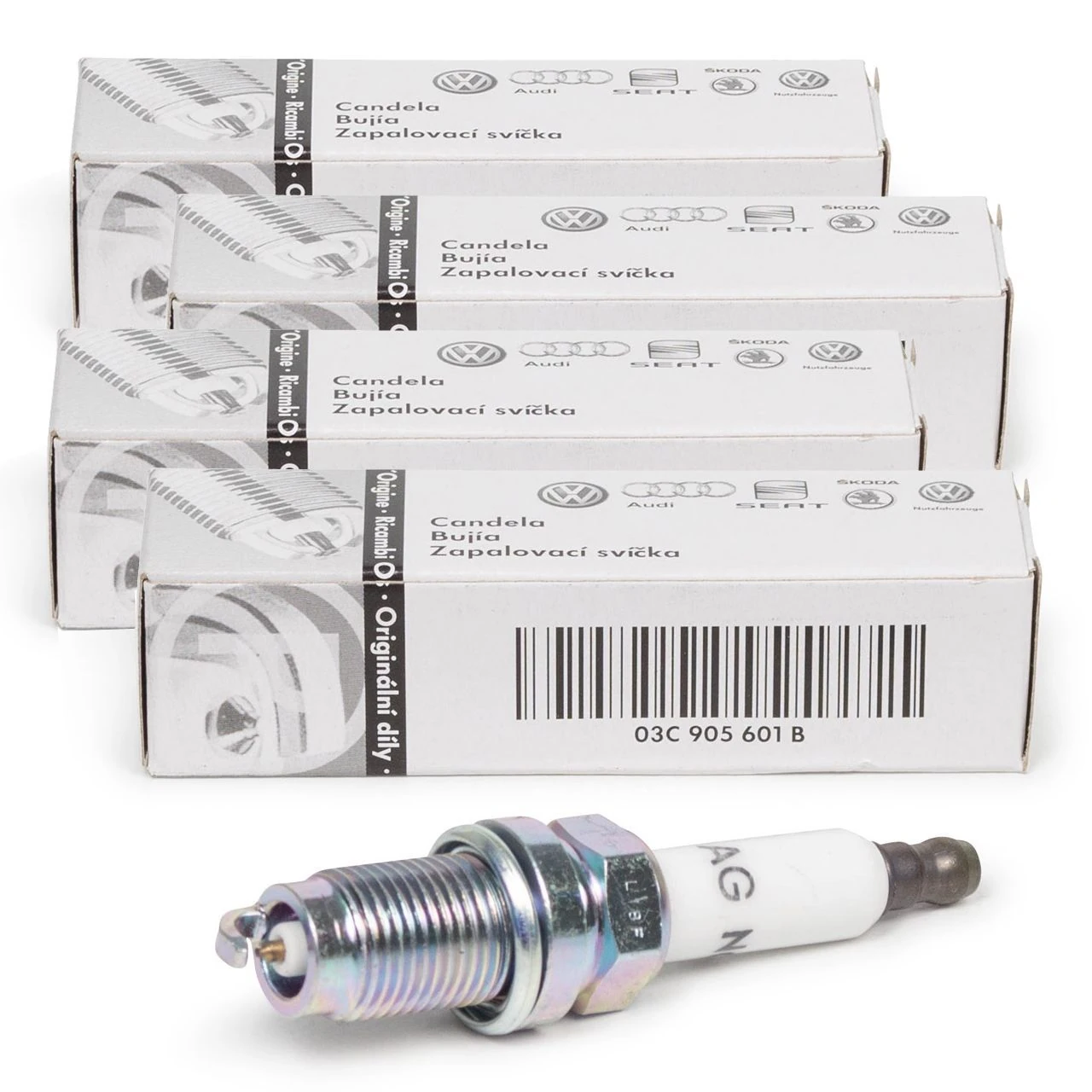 VAG / ORJINAL 03C905601B | Volkswagen Tiguan 2007-2017 1.4 TSI CAX-CTH Ateşleme Bujisi Oem / Orijinal Marka