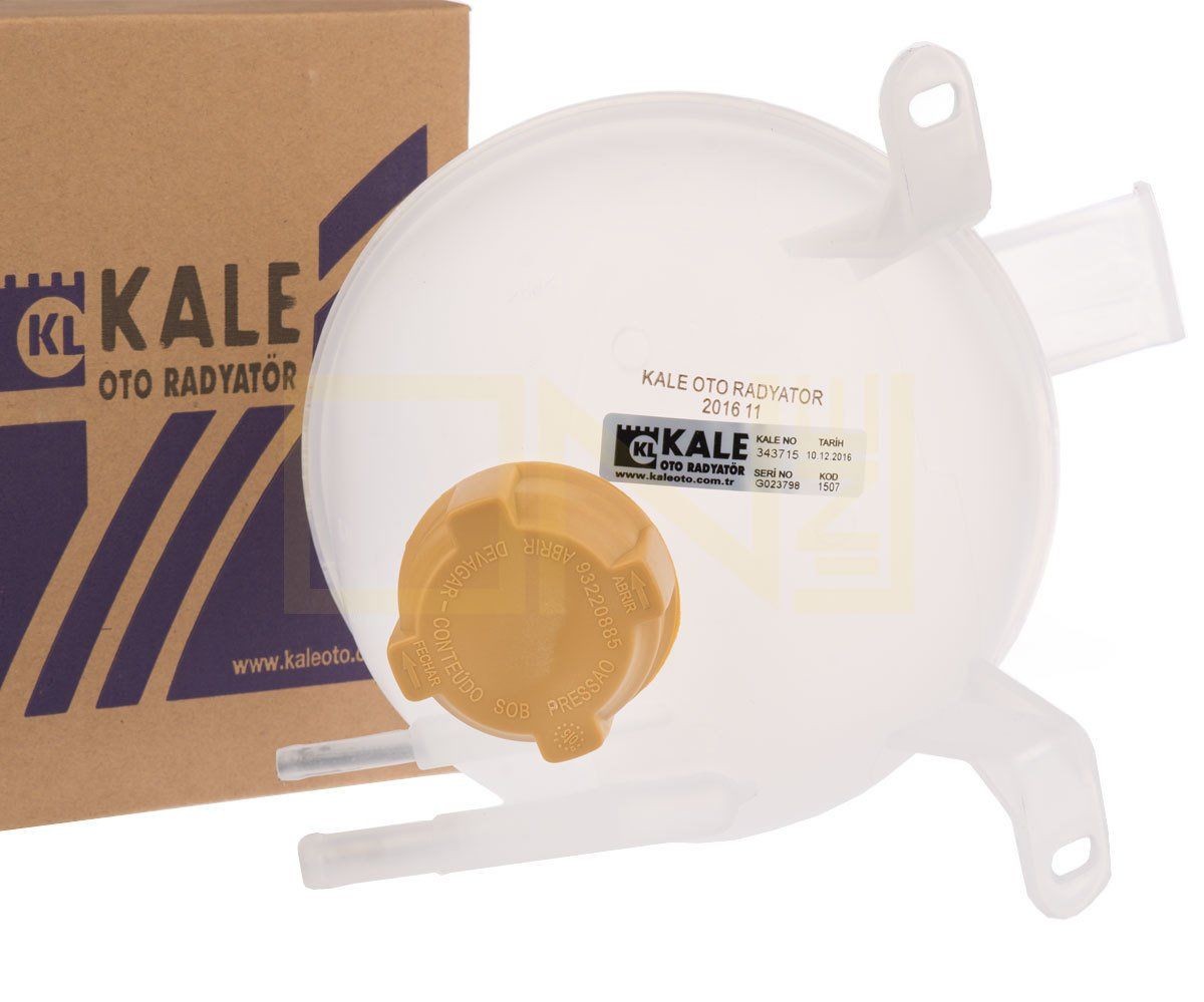 KALE 343715 | Opel Corsa B 1.2/1.4/1.6 16V Radyatör Su Deposu/Su Depo Kapağı Çift Çıkışlı
