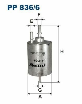 FILTRON PP836-6 | Benzin Filtresi 05-09 Aı.A4 2.0Tfsi