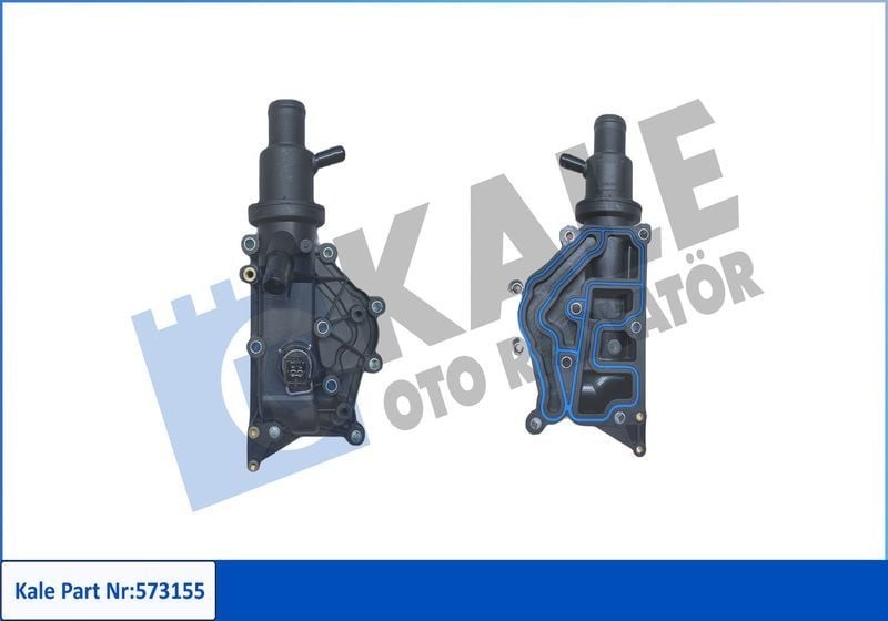 KALE 573155 | Termostat 89°C Komple Clio II 99-04 Laguna II 01-05 Symbol II 08-1.4 16V 1.6 16V K4j K4m
