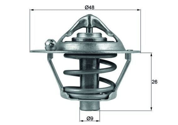 MAHLE TX10882D | Termostat 82°C 96-Focus-Fiesta 02-Fusion 1.4-1.6 16V