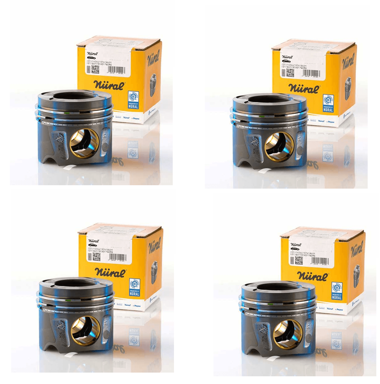 GOETZE 87-71783STD Peugeot 207 1.6 Hdi Dizel Euro 4 Motor Piston Segman Takımı Standart Std Orijinal 4 Adet Takım Set
