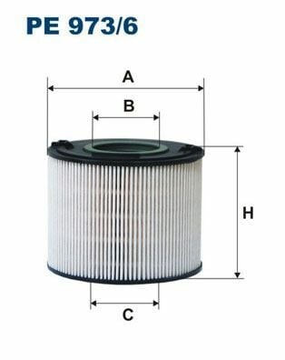 FILTRON PE973-6 | Mazot Filtresi 05-Touareg-Q7 3.0Tdi