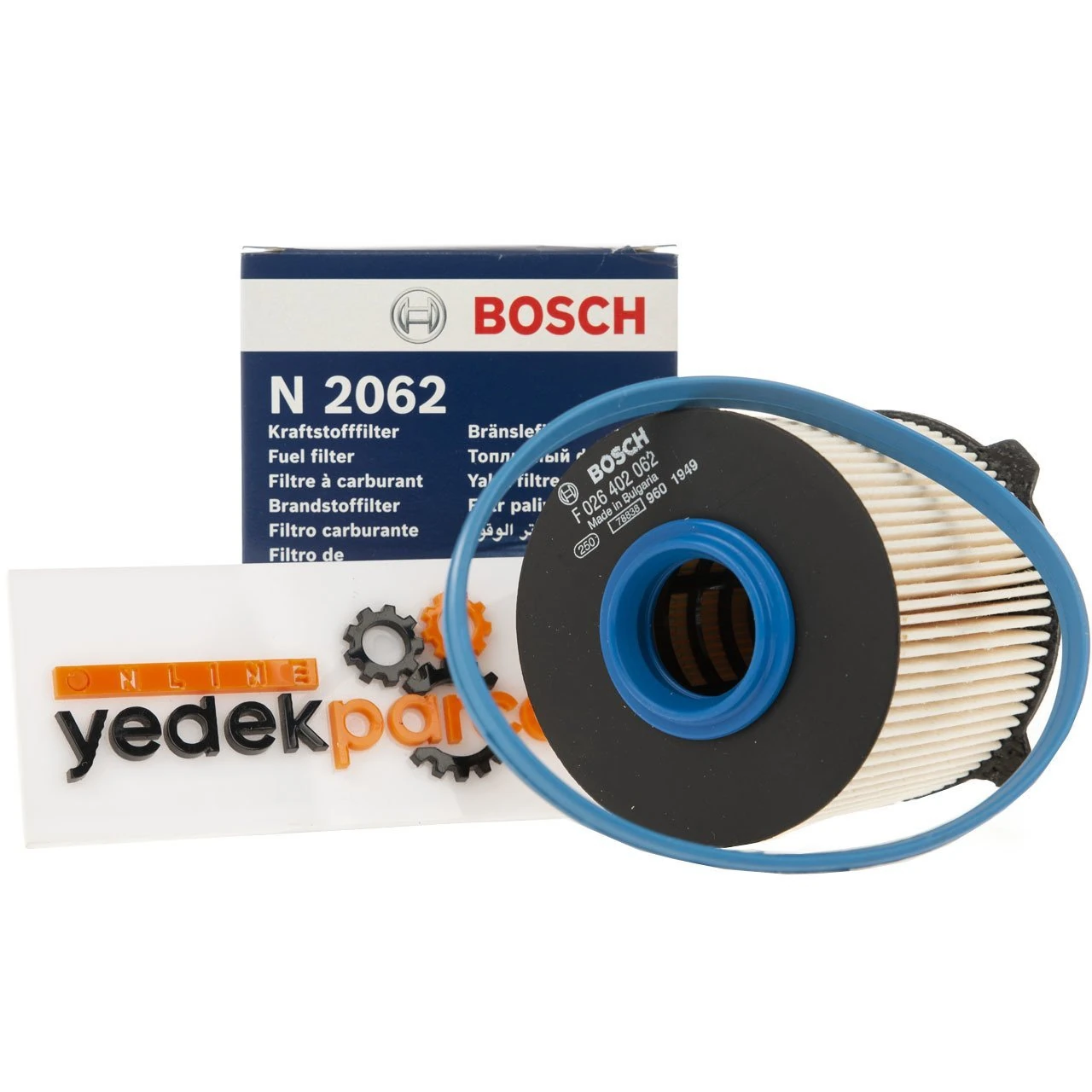 BOSCH F026402062 | Opel insignia 1.6 / 2.0 Dizel Mazot Filtresi