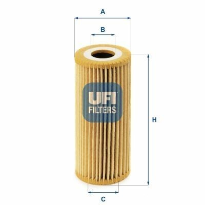 UFI 25.067.00 | Yağ Filtresi 04-13 A-Seri (W168-W169) A180