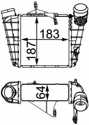 MAHLE CI298000S | Radyatör VW Interkol Polo 1.4 TDI (Cı298000s)