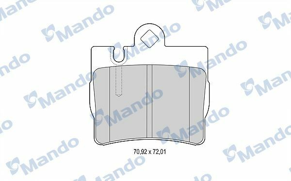 MANDO MBF015155 | Fren Balata Arka 99-06 S-Seri (C215)