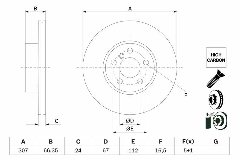 BOSCH 0986479H33 | Disk On (Ad) 18-3-Seri (G20-G21) | 1 Adet