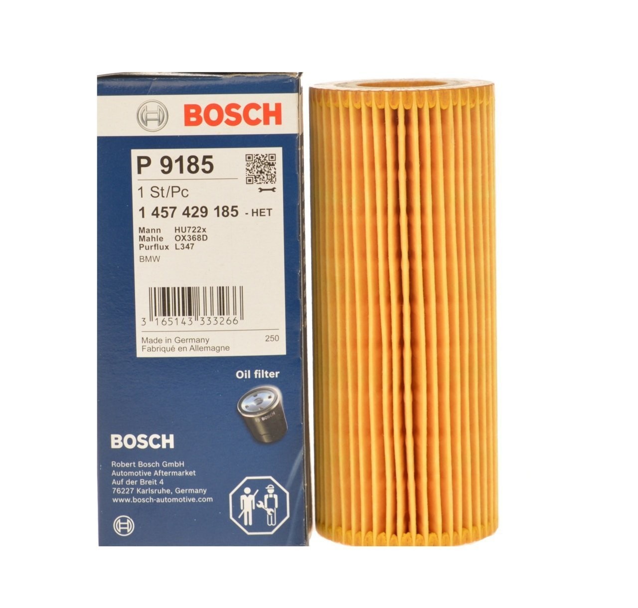 BOSCH 1457429185 | Bmw E46 Kasa 318d M47 Motor Yağ Filtresi