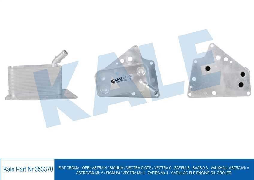 KALE 353370 | Opel Vectra C 1.9 Dizel Yağ Soğutucu Esanjörü
