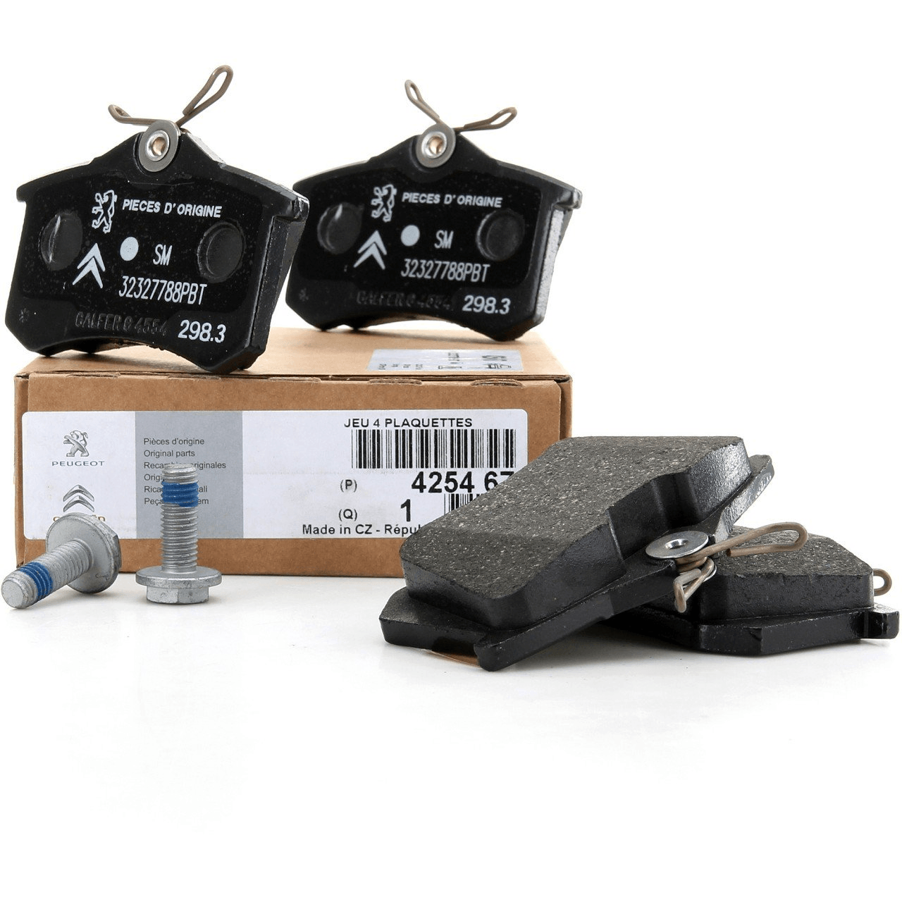 PSA 1647873680 | Citroen C3 Arka Fren Balata Takımı Orijinal
