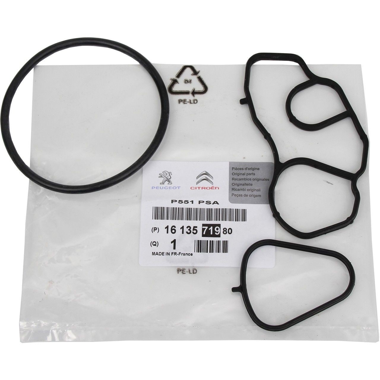 PSA 1613571980 | Peugeot 207 2006-2012 1.4 Vti 16 Valf Yağ Soğutucu Contası Orijinal