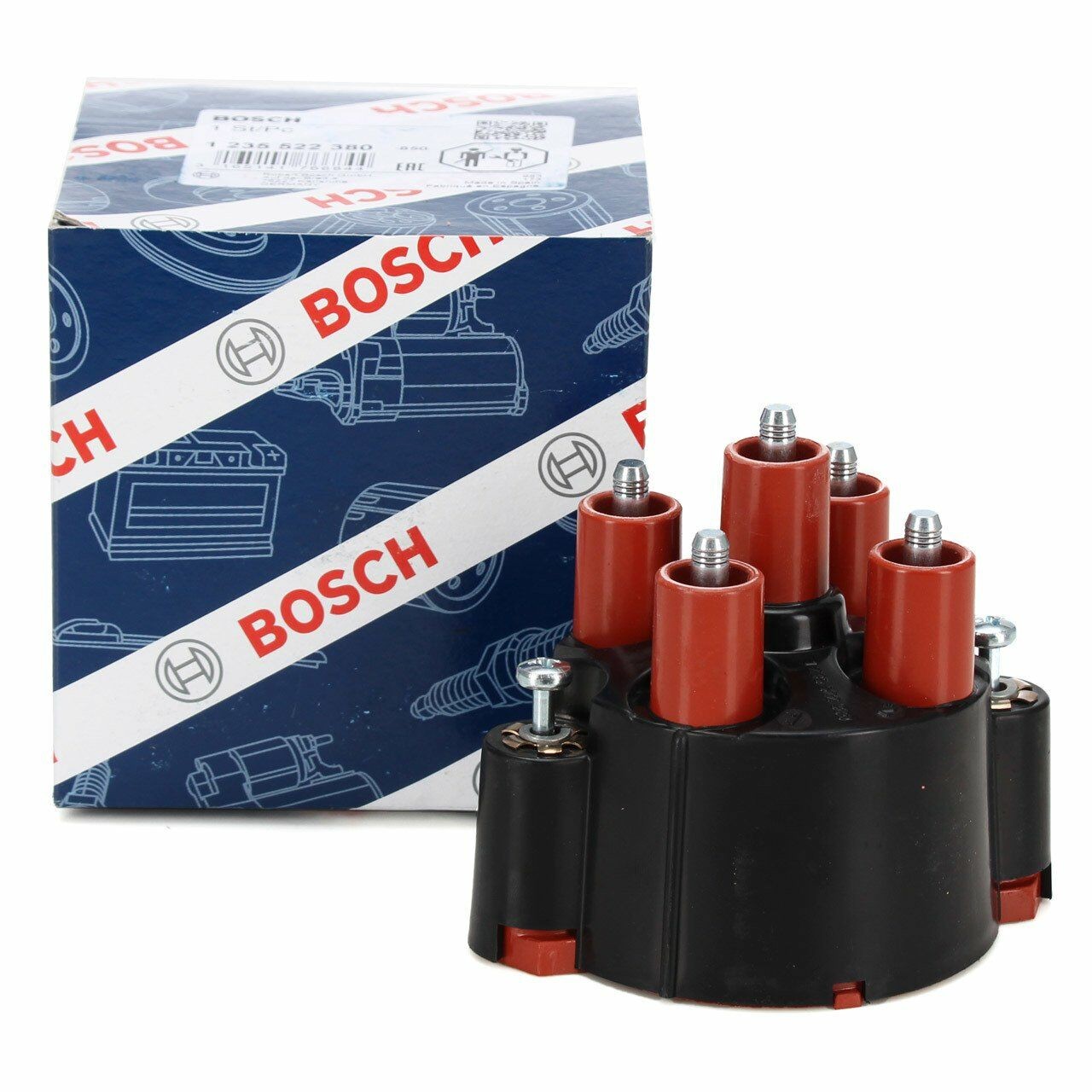 BOSCH 1235522380 | Mercedes W201 Kasa 190E Distribütör Kapağı (VİDALI TİP)