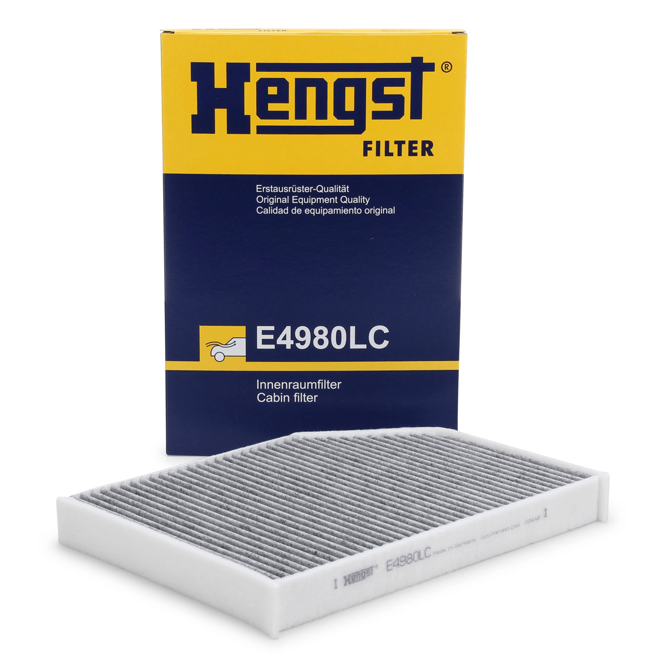 HENGST E4980LC | Klima Filtresi G-01 / 20 / 21 / 23 / 30 Karbonlu