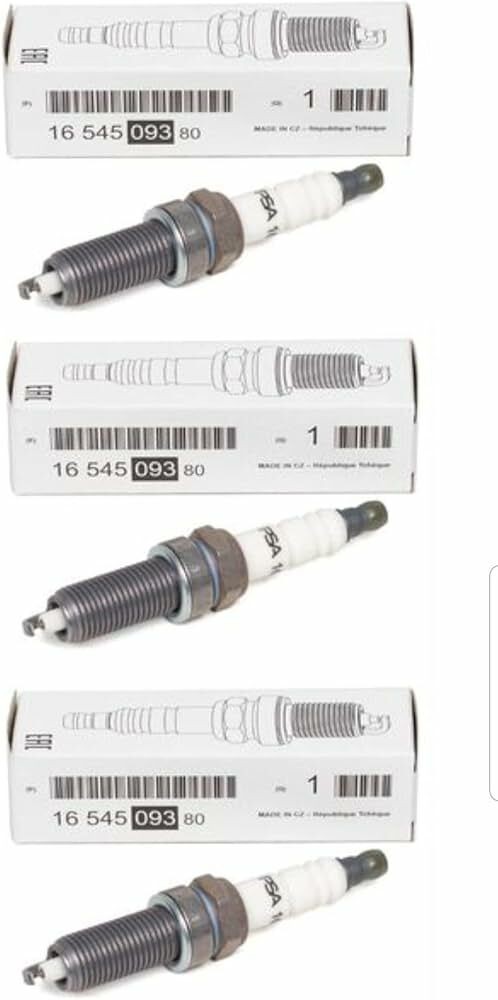 PSA 1654509380 | Citroen C3 1.2 Vti Ateşleme Buji Takımı 3 Adet Orijinal