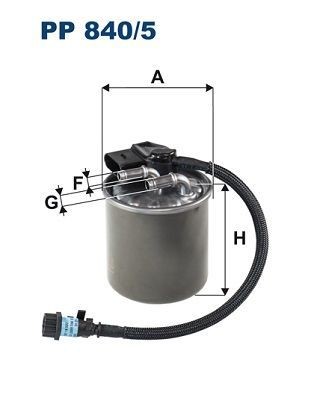 FILTRON PP840-5 | Mazot Filtresi 14-Vito (W447)