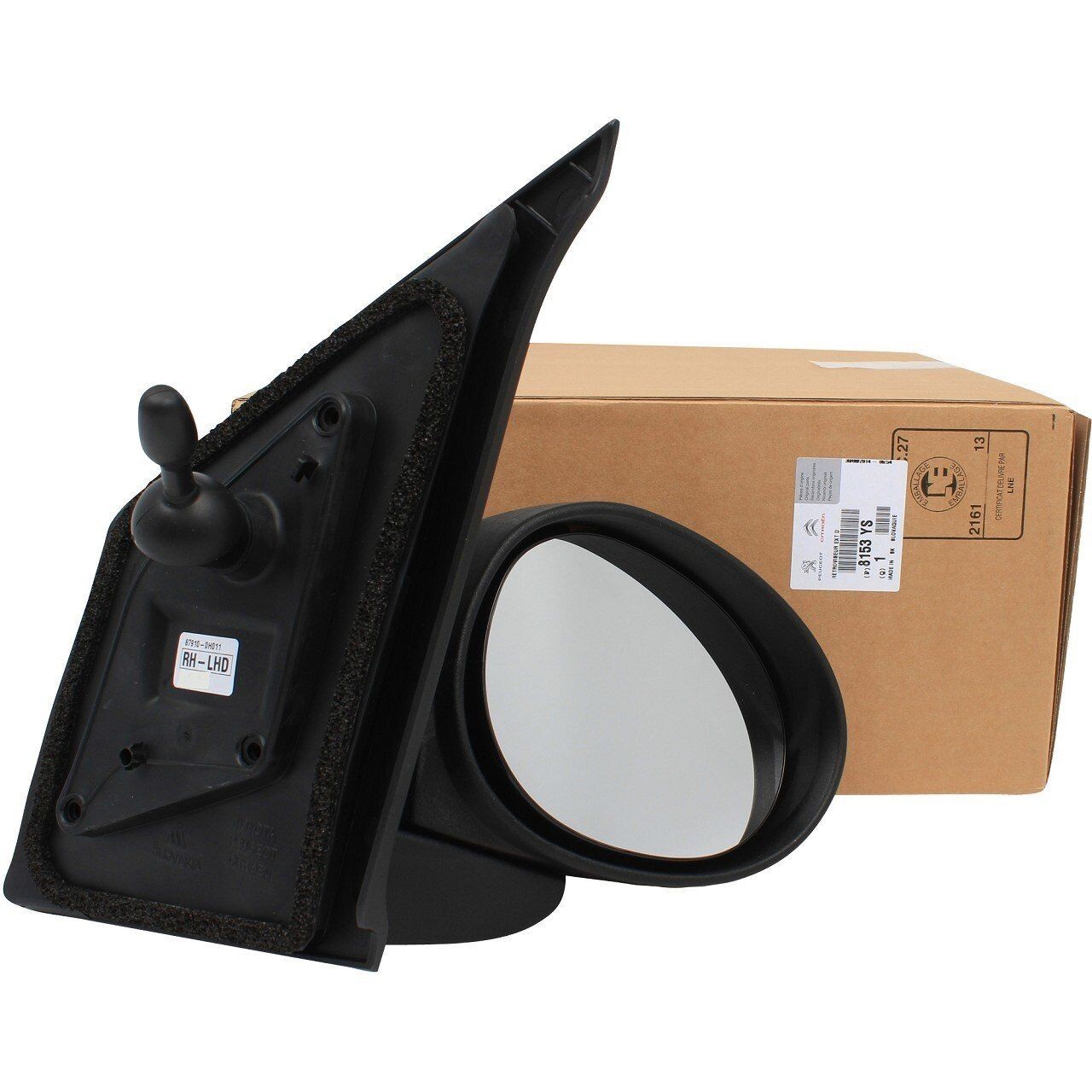 PSA 8153.YS | Peugeot 107 2007-2014 Sağ Dikiz Aynası Manuel Orijinal